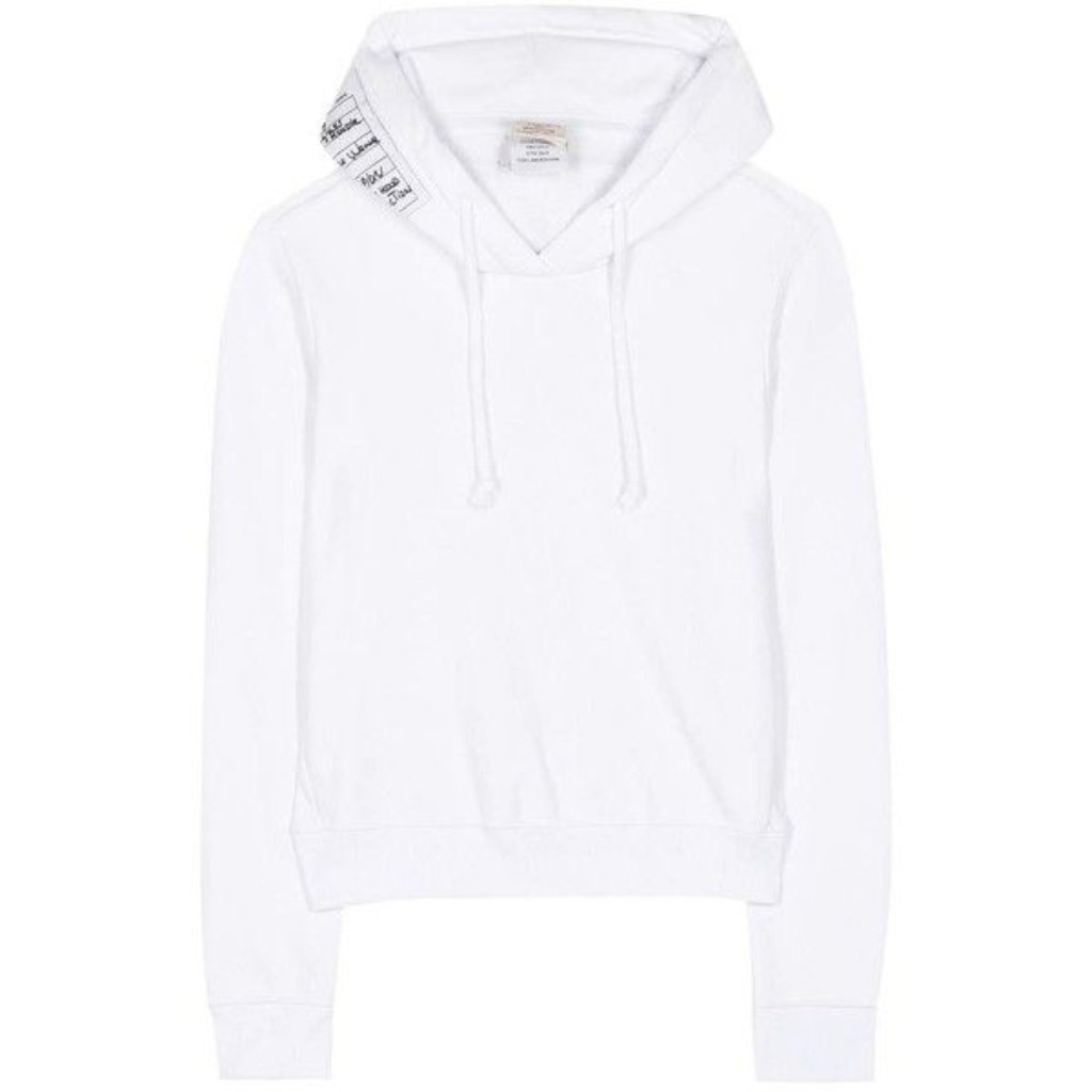 Vetements X Champion Fitted Hoodie (White)
